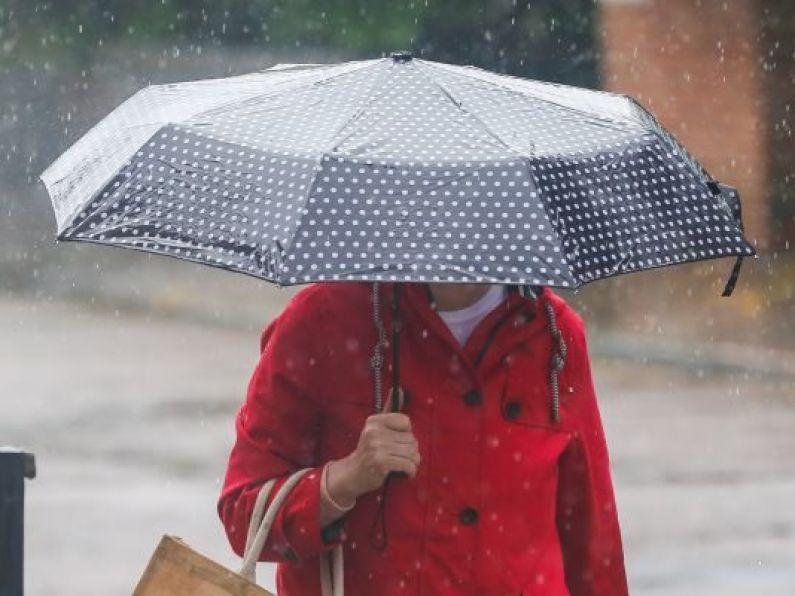 Status yellow rain warning issued for four South East counties