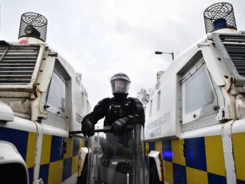 Violence erupts in Belfast overnight as police use water cannons to quell the tide