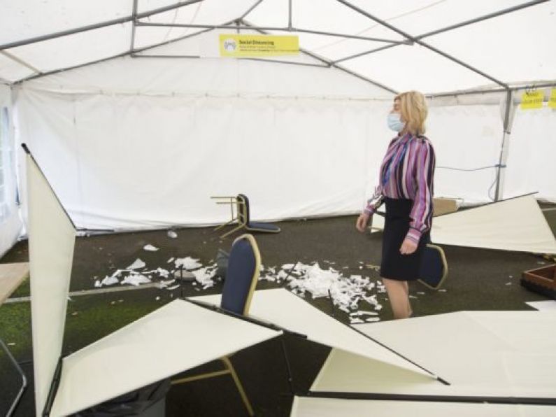 Vandals hit marquees used to vaccinate 'at risk' people
