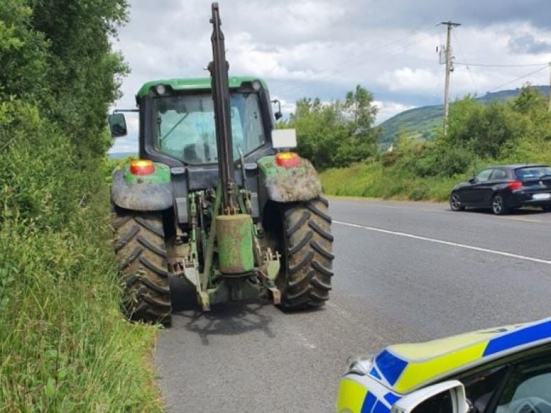 Tractor stopped by Gardaí in Waterford has been without tax since 2012