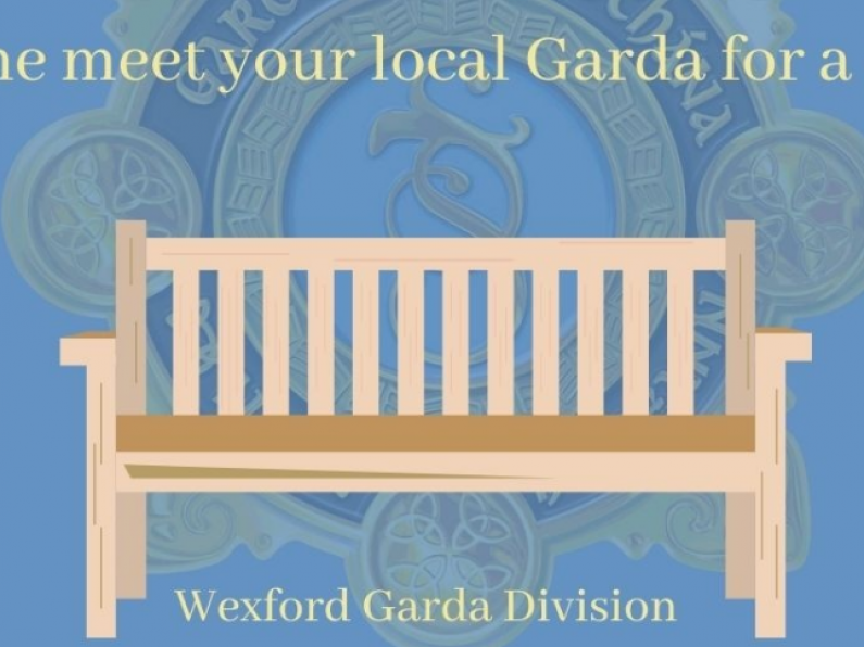 New "Garda Chatting Bench" initiative rolls out in Co. Wexford