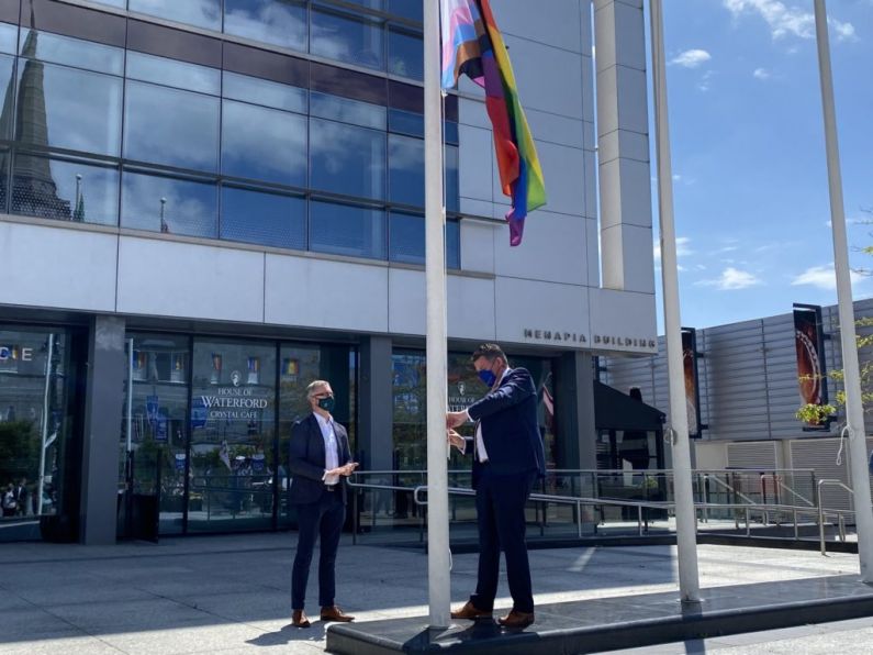 Pride flag re-raised a third time in Waterford