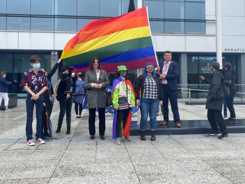 Pride flag re-raised in Waterford City