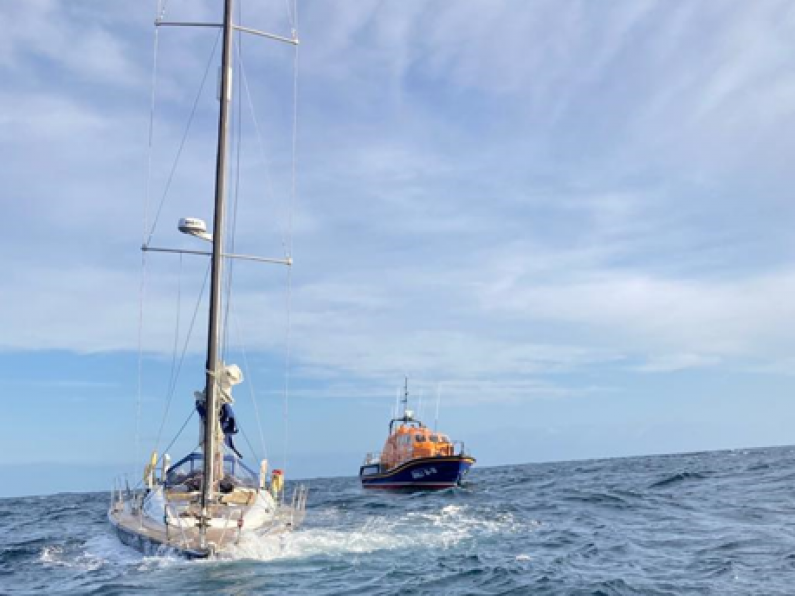 Kilmore Quay RNLI rescue four people from sinking yacht 50 miles off Wexford coast
