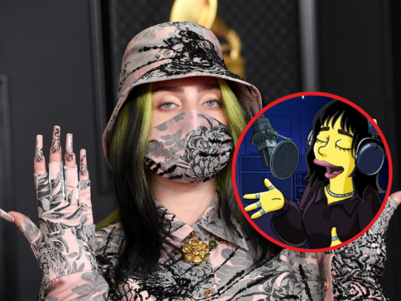 Billie Eilish and The Simpsons crossover is coming!