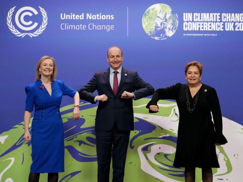 Taoiseach arrives at Cop26 amid ‘one minute to midnight’ climate warning