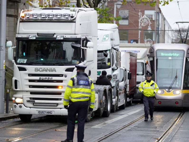 Traffic disruption expected in Dublin today as truck drivers protest again