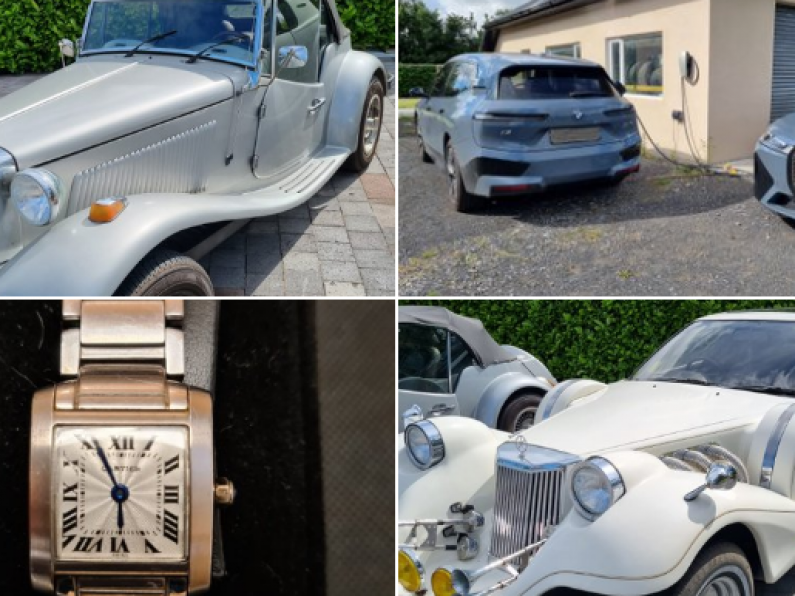 Rolex watches, Tesla vehicle and €15,000 cash seized in nationwide operation