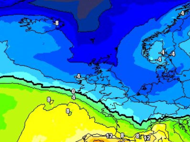 Cold spell likely from Sunday as 'battleground scenario' to occur over Ireland