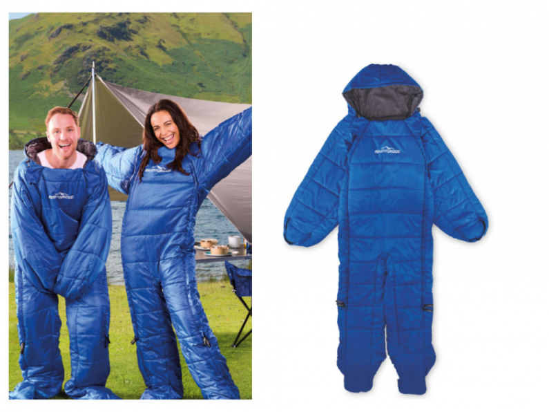 Sleeping bag onesie keeping festival goers cosy this Summer