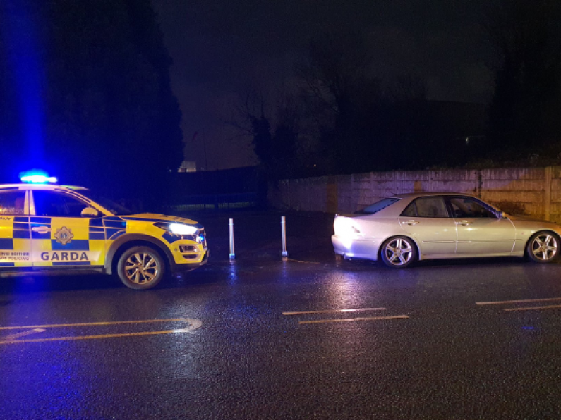 Lexus driver arrested for drifting around a roundabout in Waterford City