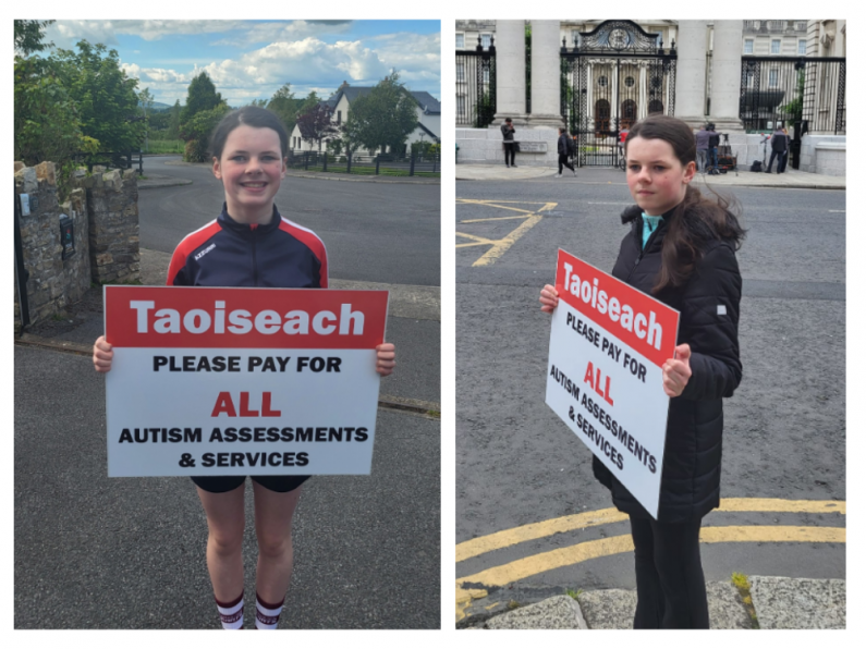 Tipperary teen begins weekly protest at government buildings for people with autism