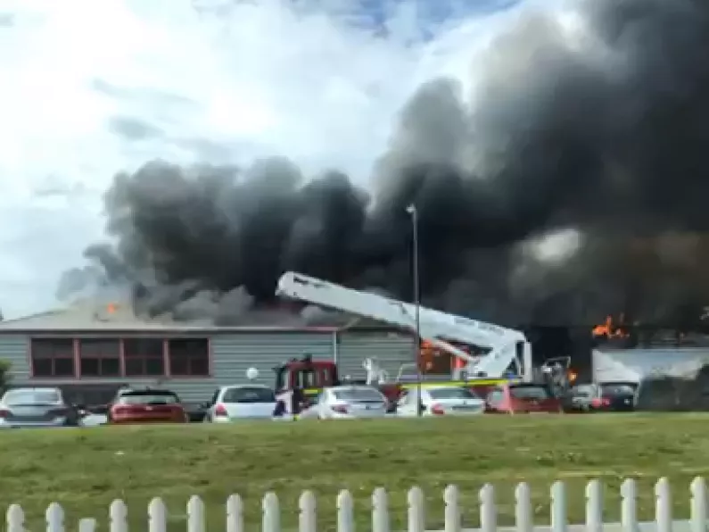 Large fire breaks out at Carlow premises