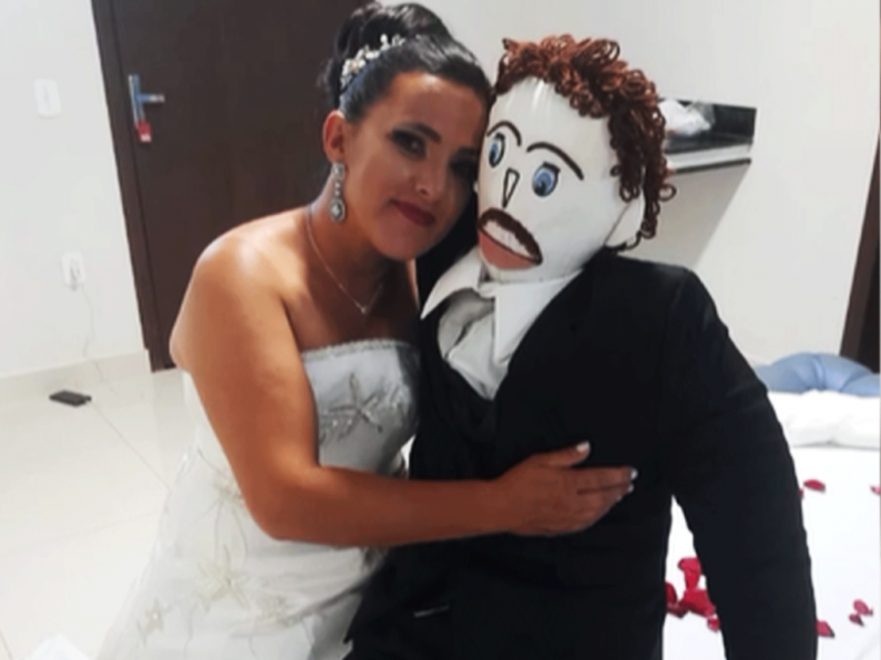 Woman who married a rag doll suspects her husband is 'cheating'
