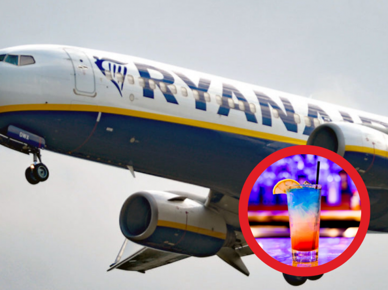 Ryanair launches new in-flight cocktail menu