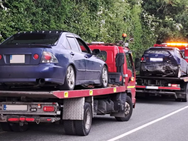 Two vehicles collide in futile attempt to avoid Garda checkpoint