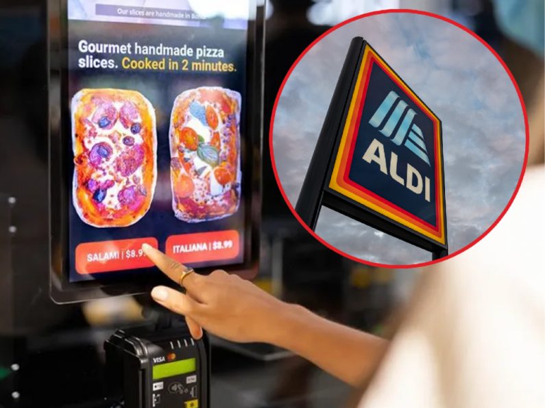 Aldi launch in-store pizza vending machine