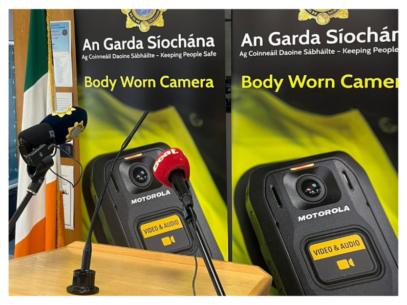 Gardaí body worn cameras launched in Waterford