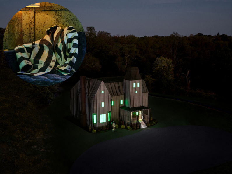 You can now visit the house from Beetlejuice