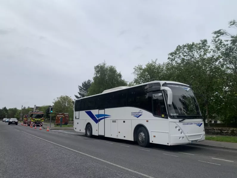 Waterford bus catches fire on Dunmore Road