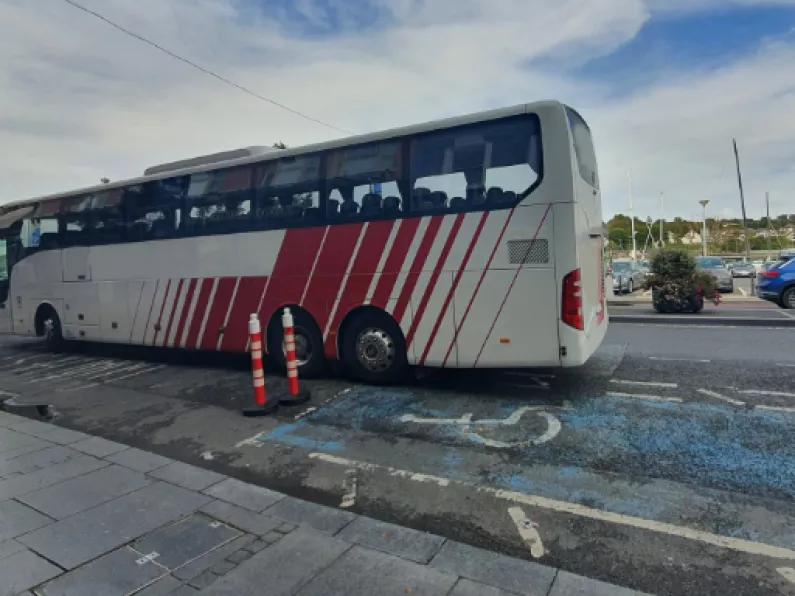 Bus driver receives fine for parking in disabled bay in Waterford City