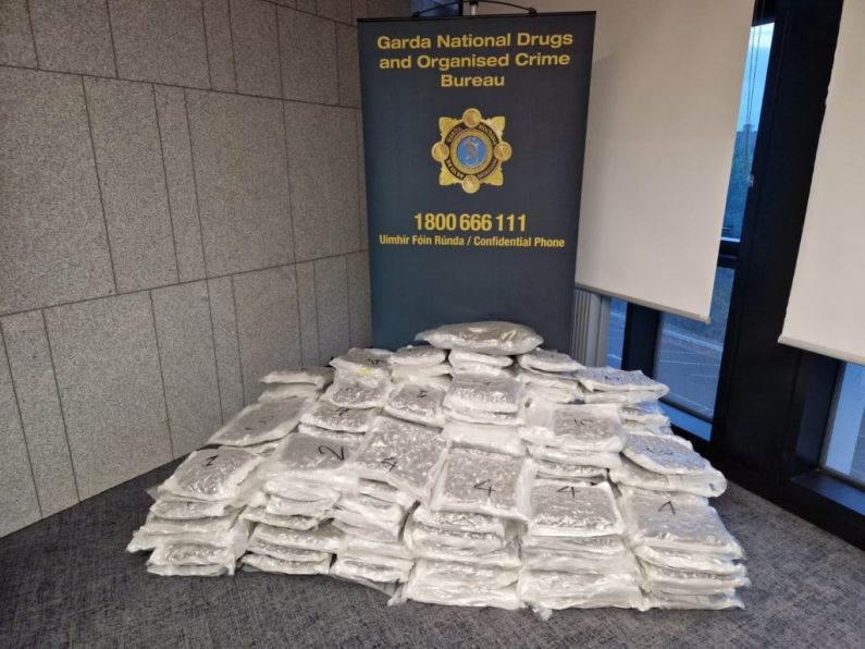 80 kilogrammes of cannabis herb seized in Dublin