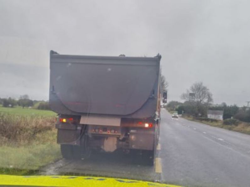 Truck overloaded by ten tonnes stopped by Gardaí in Kilkenny