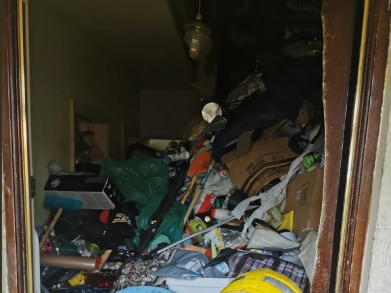 Irish pensioner trapped for hours due to hoarding in home