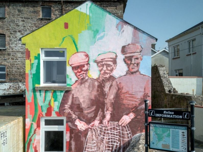 New fishing inspired murals bring colour to Duncannon