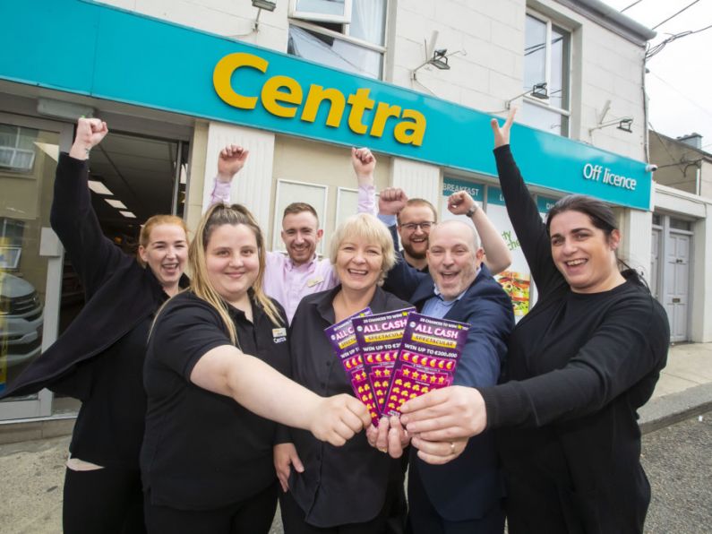 Celebrations as Wexford woman claims €200,000 scratch card prize