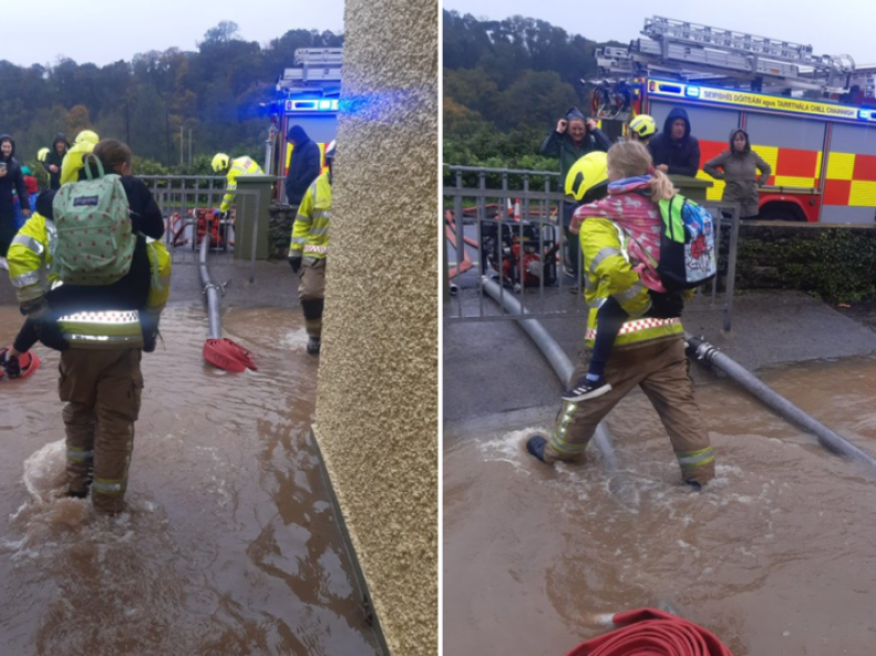 Kilkenny firefighters rescue children trapped by flooding in schools (photos)