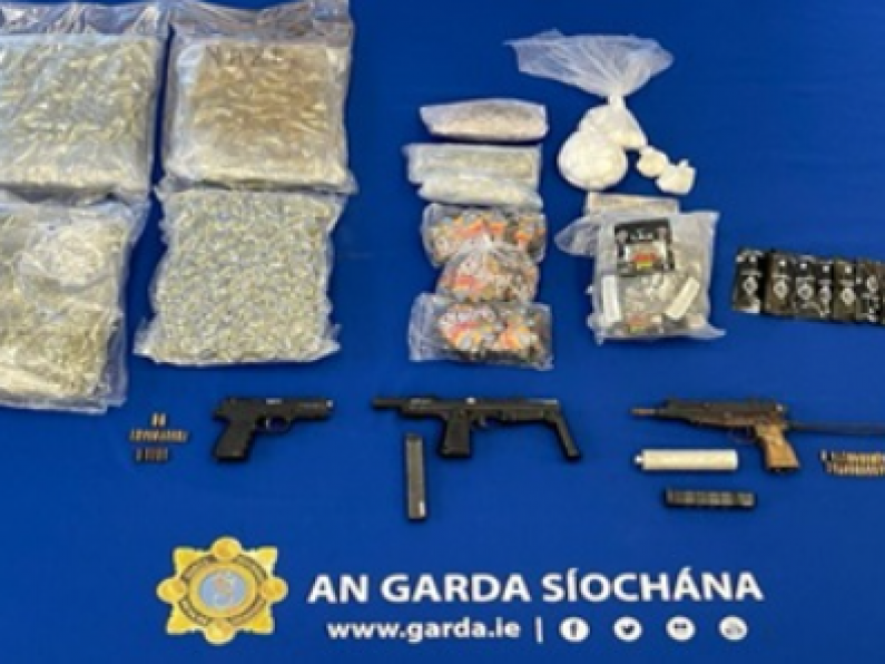 Three Firearms, ammunition and €177,000 of Suspected Drugs Seized in Operation Thor