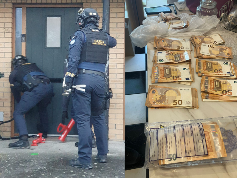 Cash, crypto, and devices seized during searches including Waterford properties