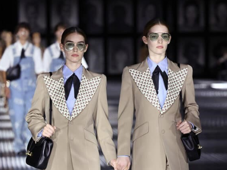Wexford twins strut up a storm at Gucci's show in Milan