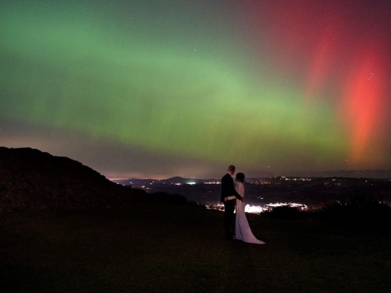 Lucky Wexford couple capture Northern Lights in wedding photos