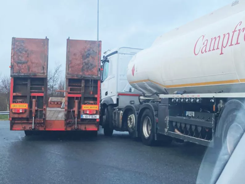 Motorists urged to avoid Waterford Outer Ring Road following two-truck collision