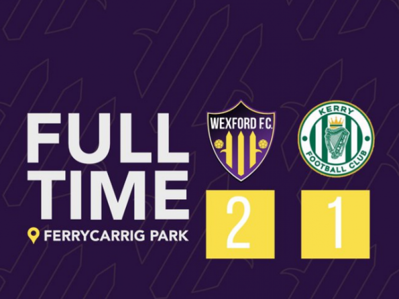 Wexford FC win in Ferrycarrig Park to climb into playoff spots