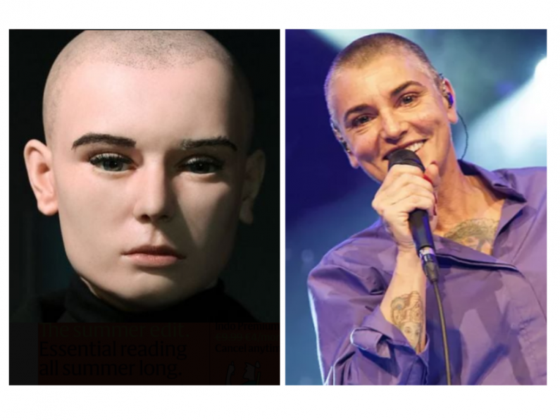 Wax figure made to resemble Sinéad O'Connor to be removed