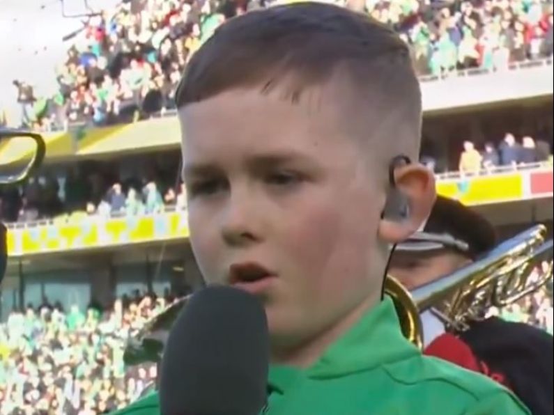 Kilkenny Toy Show kid wows fans with 'Ireland's Call' at Six Nations