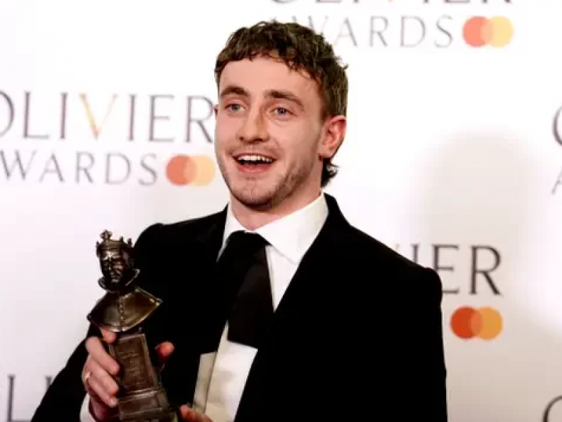 Paul Mescal scoops top prize at Olivier Awards