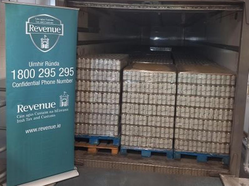 Revenue seize €100,000 worth of illegal beer in Wexford
