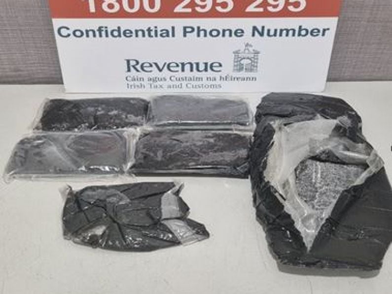 Revenue seize cocaine worth €210,000 at Dublin Airport