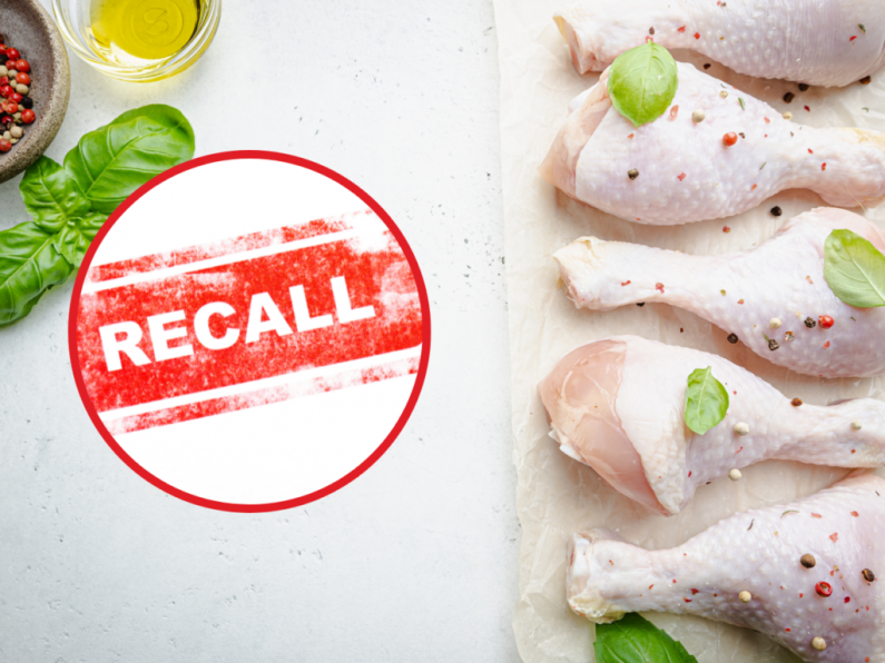 Major urgent recall of raw chicken products sold at number of supermarkets