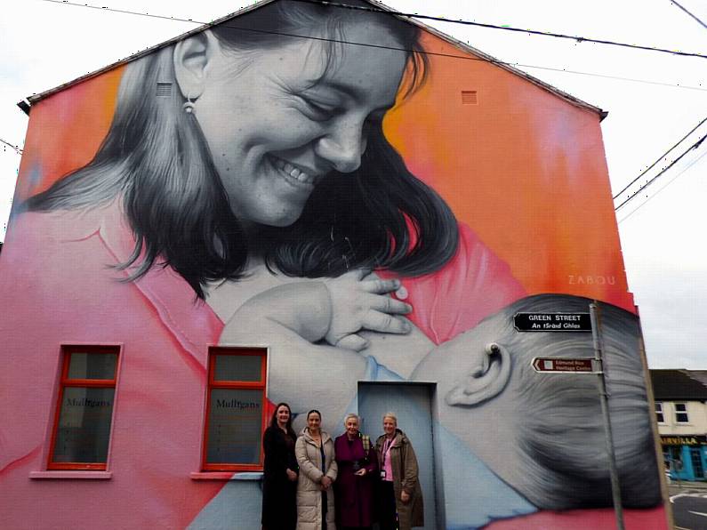 National Breastfeeding Week marked at Award Winning Waterford Mural