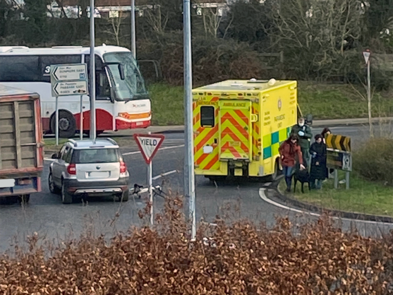 Cyclist taken to hospital following collision with vehicle in Waterford city