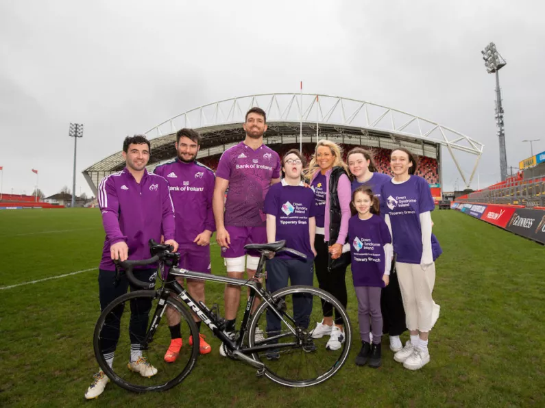 Munster Rugby partners with down syndrome Ireland Munster branches and Tour de Munster