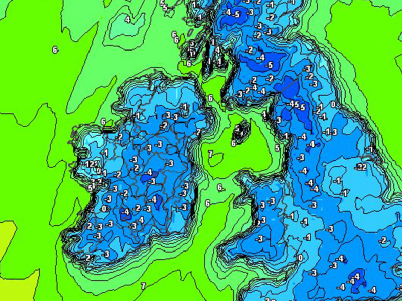 Met Éireann issues TWO weather warnings as Arctic air mass moves closer