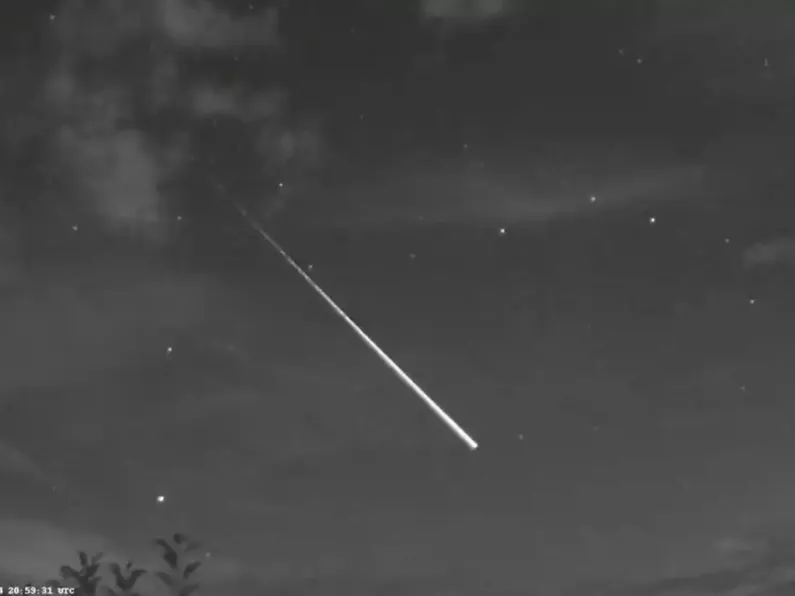 WATCH: Massive 'fireball' spotted in skies over Wexford
