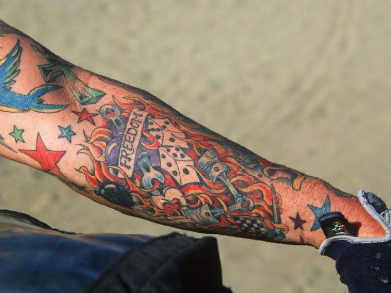 Tattoo artists will be banned from using coloured ink from next week