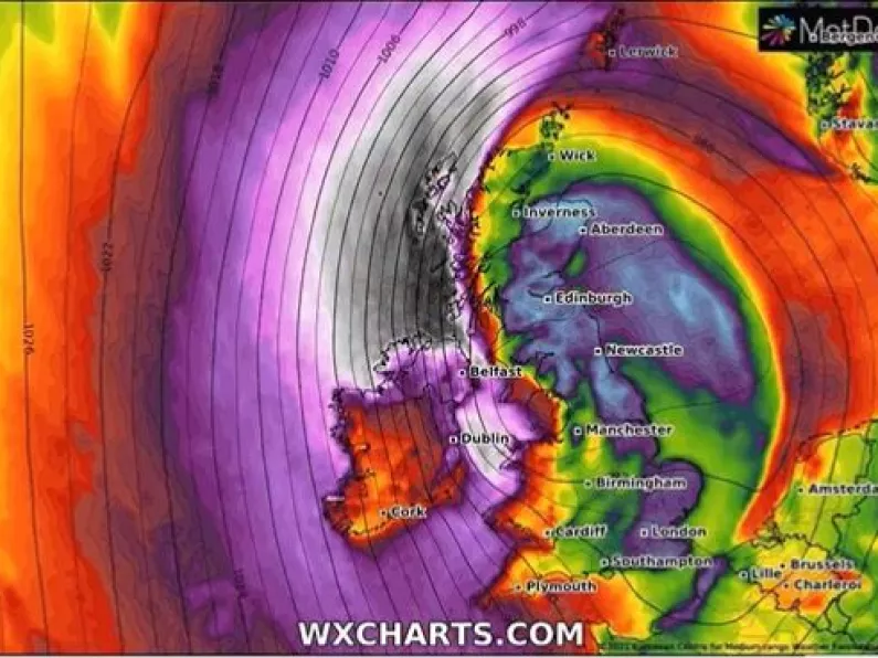 Possibility of strong gusts this weekend according to Carlow Weather
